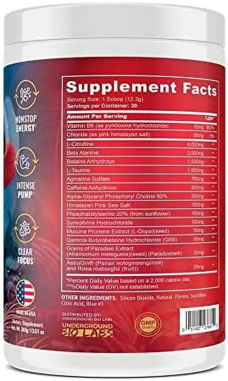 Panda Supplements: Fierce, Patriot Pop Flavor