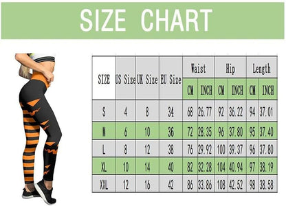 High Waisted Halloween Yoga Leggings for Women Tummy Control,Skull Halloween Print Pumpkin Print Running Stretch Yoga Pants Sweatpants, Black