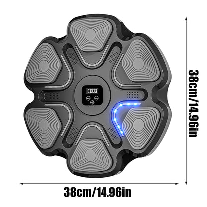 Smart Bluetooth Music Boxing Machine Wall Boxing Target LED Lighted USB Charging Sandbag Boxing Training Target Boxing Equipment